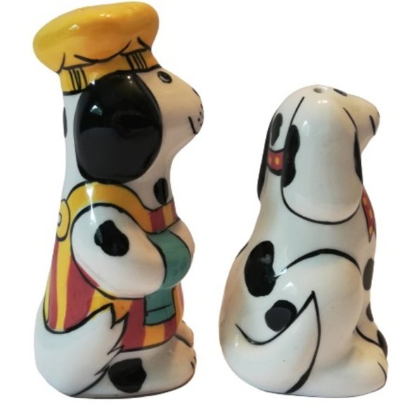 Dalmation Chef Novelty Salt & Pepper Shakers - Picture 6 of 9